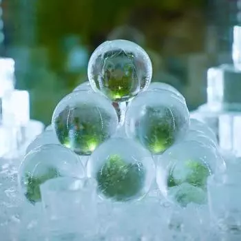 Houseeker 4 шт. 3 см создатель ледяных шаров прозрачная пластиковая форма для кубиков льда виски коктейльная вечеринка бар инструменты прозрачный