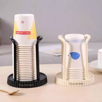 Household Disposable Paper Cup Holder Desktop Paper Cup Storage Rack Suitable for Living Room Dining Room and Other Cup Taker