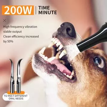Household Dog Toothbrush Ultrasonic Portable Dog Toothbrushs Electric Bright White Teeth Professionally Cleaner Pet Supplies