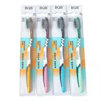 Household Filament Soft-Bristled Toothbrush Adult Couple Hotel Toothbrush Male And Female Students Toothbrush Single Independent Packaging