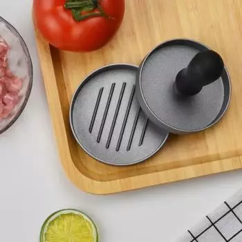 Household Food Mold Kitchen Gadgets Round Hamburger Mold BBQ Hamburger Meat Beef Pie Burger Meat Press Aluminum Alloy