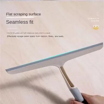 Household Glass Wiper Water Jet Shower Squeegee Glass Window Cleaning Accessories Silicone Floor Kitchen Top Cleaning Tool