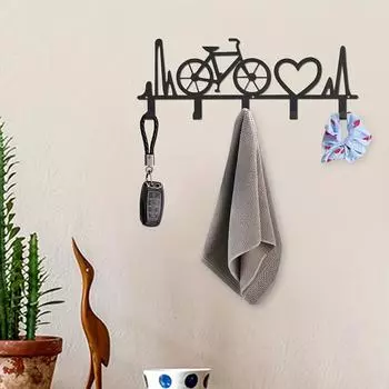 Household Multi-Purpose Clothes Bag Key Hooks Living Room Decor Space Saving And Easy To Install Home Decor Key Hooks