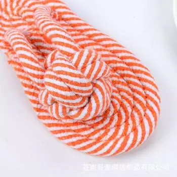 Household Pet Toys Multi-color Cotton Rope Slipper Toys Small Medium and Young Dogs Durable Teeth Grinding Dog Toys