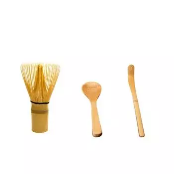 Household Tea Whisk Three Sets Classic Handmade Bamboo Japanese Tea Set Eco-Friendly Matcha Tools Indoor Pastry Accessories