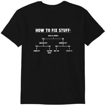 How to fix stuff t-shirt funny diy man diy engineer builder Classic T-shirt S