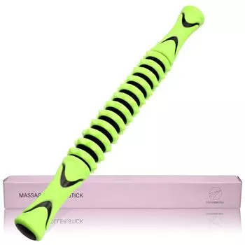 Howasuto Fascia Roller by Active Yoga Foam Roller Massage Roller Myofascial Release [Supervised Instructor] (03.Green)