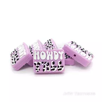 Howdy Y all Silicone Focal Beads pack 10