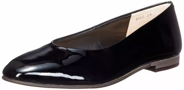 Howell Flat Loafer 132505 Black Enamel cm E [Margaret Idea] Women s 24.0