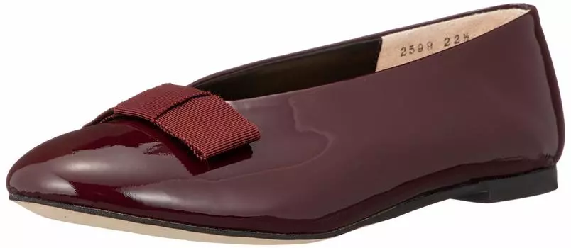 Howell Flat Loafer 132599 Wine Enamel cm E [Margaret Idea] Women s 22.5