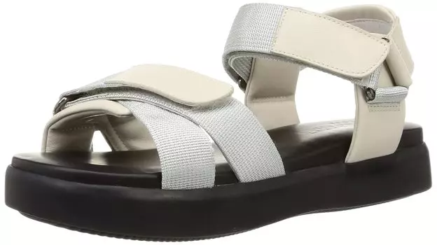 Howell Sandals Footbed Velcro Strap Sandals 2766 I cm E [Margaret Idea] Women s 22.0