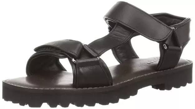 Howell Strap Flat Sandals 2707 Black cm E [Margaret Idea] Women s 23.5 чёрный