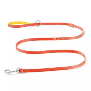 Howgo Ultra-Light Basic Hand Holding Rope Outing Pet Supplies Dog Walking Matching Collar P Chain Ultra-Light S-1.5 width Orange Orange