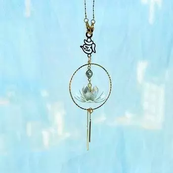 Кольцо-вешалка для автомобиля Hoyeon Lotus, серебристое, аксессуары для автомобиля, салон автомобиля 1 шт., корейские аксессуары для автомобилей