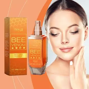 Hoygi 40 мл пчелиный яд эссенция для ухода за кожей увлажняющая и восстанавливающая сыворотка гладкая сыворотка для ухода за кожей тела