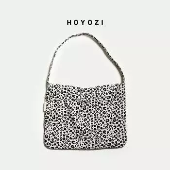 Hoyozi South Korea Leopard Print Summer Xiaoyoujia Bag White Leopard [New]]