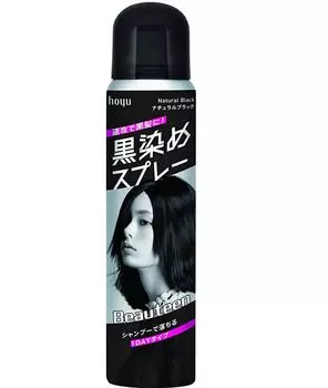 Hoyu Beauteen Black Dye Spray Natural Black x3 Set