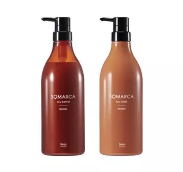 Hoyu Somarca Color Shampoo Orange 770ml Color Charge Orange 750g + (Color Treatment)