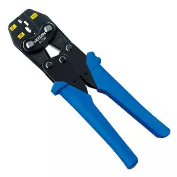 HOZAN Crimping Tool Insulated Closed Crimping Pliers Compact but can be crimped with a light grip Size (For Terminals) CE1/2/5 P-736