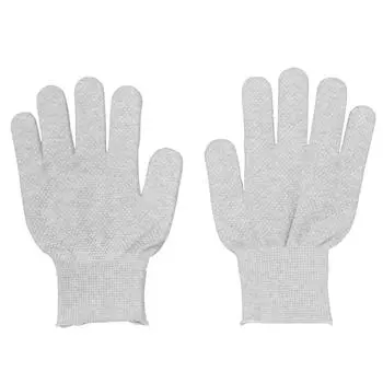 HOZAN ESD 10 Full Palm Dot Strong Gloves, Anti-Static, Pairs, Non-Slip, Coating, Grip, Small, F-67-S