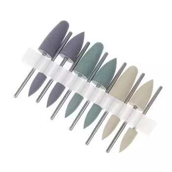 Hp0412 12 шт./комплект стоматологическая смоляная основа скрытые наборы для полировки зубных протезов для низкоскоростного углового наконечника стоматологические инструменты 12 pcs