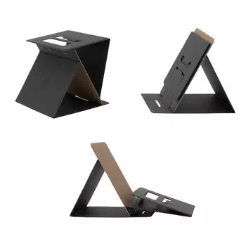 HP Convertible Laptop Stand with Adjustable Angle 3 Fits PCs up to Reduces Neck and Easy Portability & Height, Modes, 16-inch Tablets, Strain,