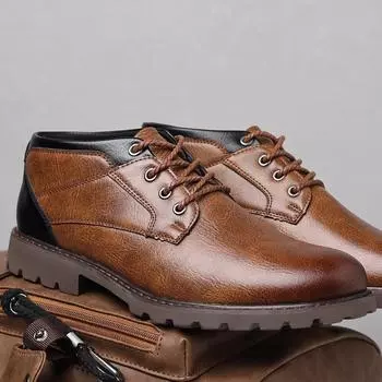 HPIOPL4999 Martin boots men s boots large size lace-up short boots men s shoes autumn and winter low-top shoes tooling boots boots 38