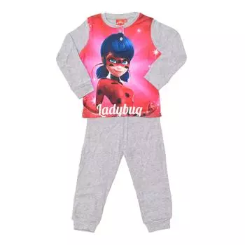 HQ2237 Зимняя пижама с длинными рукавами для девочек 10 AOS серый