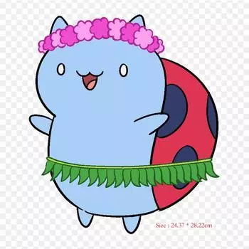 Храбрейший кот, ошибка, кошачий жук, термопереносная печать, виниловые нашивки, наклейки для одежды, аппликации «сделай сам», моющиеся нашивки