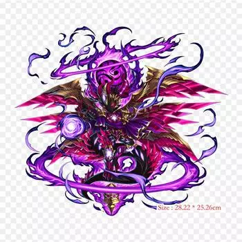 Brave Frontier Падающий Хороший Утюг на Термотрансферной Печати Виниловые Нашивки Наклейка для Одежды DIY Аппликации Моющиеся Нашивки