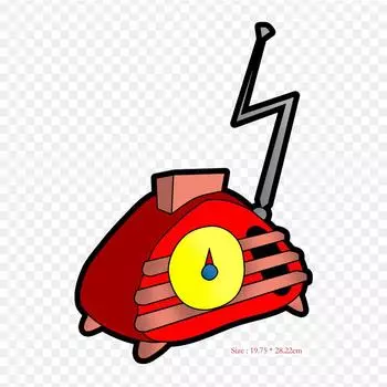 Храбрый маленький тостер, радио, Lampy Blanky, утюг с термопереносной печатью, виниловые нашивки, наклейки для одежды, аппликации «сделай сам», моющиеся нашивки