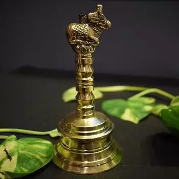 Храмовый Святой Колокол Ом Маленький Гханти Для Украшения Домашней Пуджи Комнаты