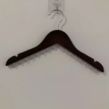 Хранение 16 крючков Вешалка для одежды Вешалка для ювелирных изделий Дисплей для ювелирных изделий Хранение ювелирных изделий Сортировочная стойка для ювелирных изделий Brown