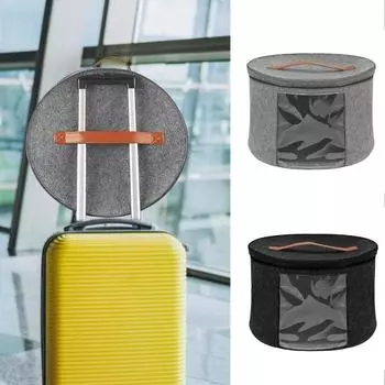 Хранение Большая емкость Практичная влагостойкая шляпа для хранения всякой всячины Коробка для хранения шляп-ведра