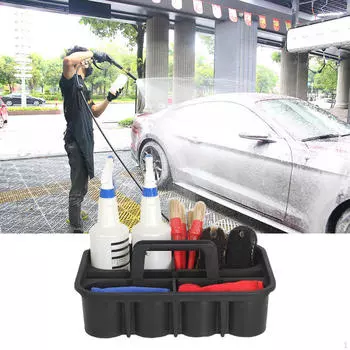 Хранение инструментов с регулируемыми разделителями и удобной ручкой чёрный