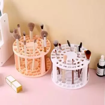 Хранение кистей для макияжа Многофункциональный держатель косметических кистей большой емкости Подставка для сушки на воздухе Легкий и простой в установке