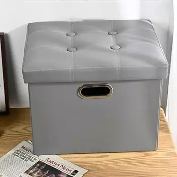 Хранение мелочей, товары для дома, полезные многофункциональные универсальные пуфы для хранения, кубическое сиденье, сиденье для хранения чёрный