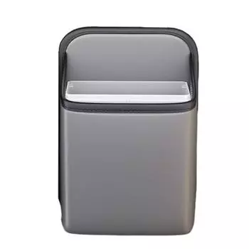 Хранение на заднем сиденье, автомобильный мусорный бак, ящики для хранения, герметичный мусорный бак на заднем сиденье, органайзер для хранения в автомобиле для детских автокресел серый