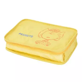 Хранение путешествия сетчатый органайзер для хранения лицо школа милый Салли [Снупи] косметичка, косметичка, сумка, органайзер, вышивка, женская, мужская, путешествие, поездка, взрослый, студент,