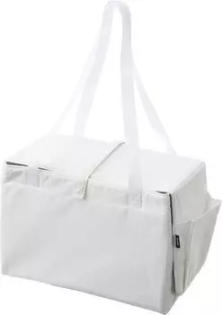 Хранение швейной машины Yamazaki Jitsugyo Приблизительно Ш46 x Г25 x В31 см без учета Можно также использовать как гладильную сумку для швейных принадлежностей 6118, белая, белый