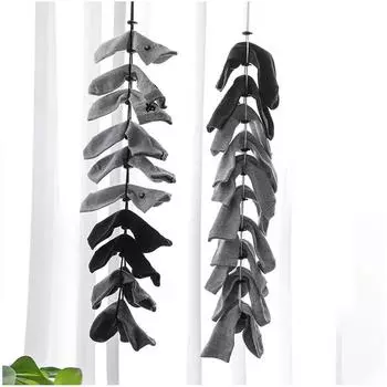 Хранение Сухой Инструмент Подвесной Тип Многослойные Носки Вешалка Носки Веревка Сушка Носки Артефакт Бельевая Веревка чёрный