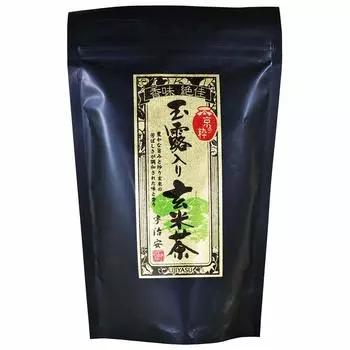 хранить 150 лет Ujisa Kyo no Gyokuro коричневый рис местные чайные листья 200 г Старый, проверенный временем Киотский чай, Iki, 100% ингредиенты,