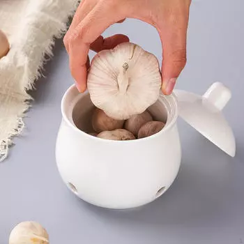 Хранитель чеснока, вентилируемый, фермерская банка для столешницы, керамический контейнер