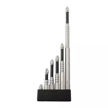 HRC62 Крестовая магнитная отвертка бита легированная сталь противоскользящие длинные сверла PH2