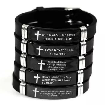 Христианское Библейское Писание из нержавеющей стали 21cm