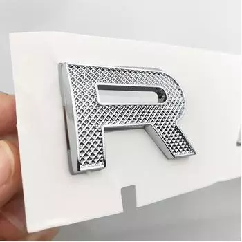 Хром, серебристый, черный, буквы, эмблема, аксессуары для стайлинга автомобиля, ремонт капота, задний багажник, значок, наклейка 1pc front or rear серебряный