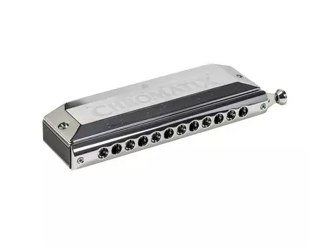 Хроматическая губная гармошка SUZUKI, стандартная модель SCX-48 серебряный