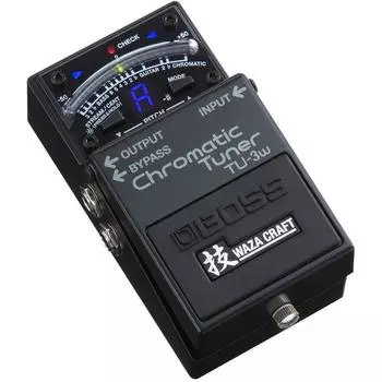 Хроматический тюнер BOSS WAZA CRAFT TU-3W MADE IN JAPAN TU-3W Tuner Boss чёрный