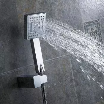 Хромированная АБС-душевая головка, верхний распылитель для душа, настенный/потолочный монтаж и розничная торговля