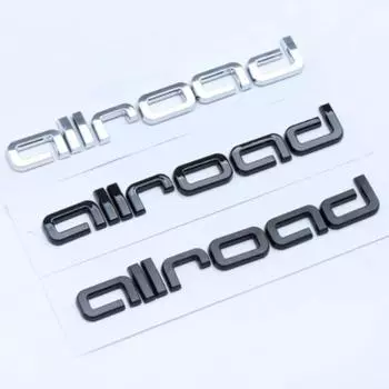 Хромированная эмблема значка с буквами на багажнике Allroad из АБС-пластика серебряный